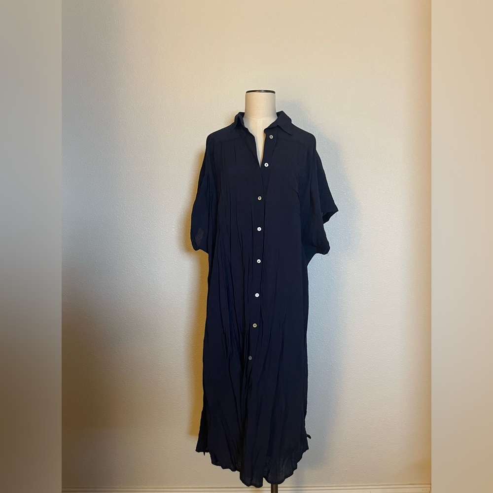 Free People Button Down Maxi